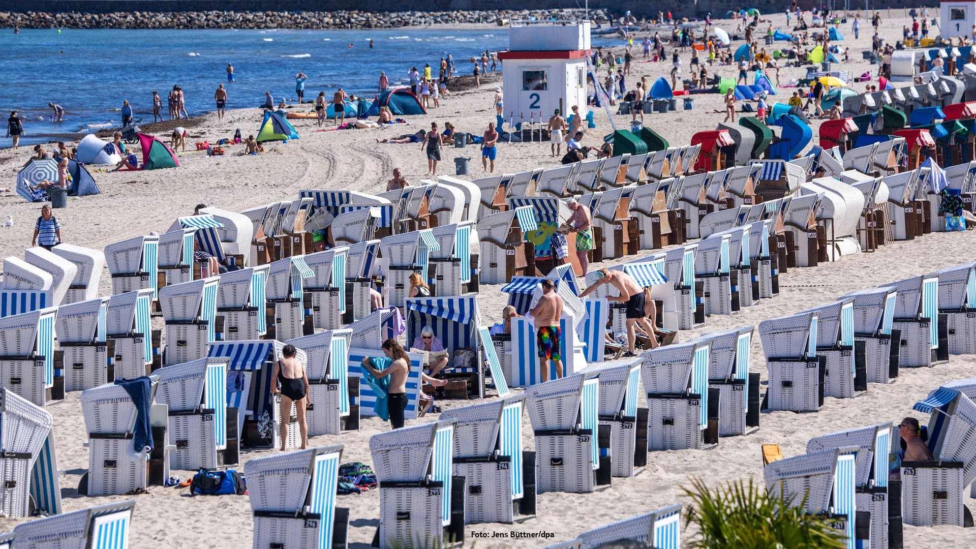 Strandkörbe in Warnemünde