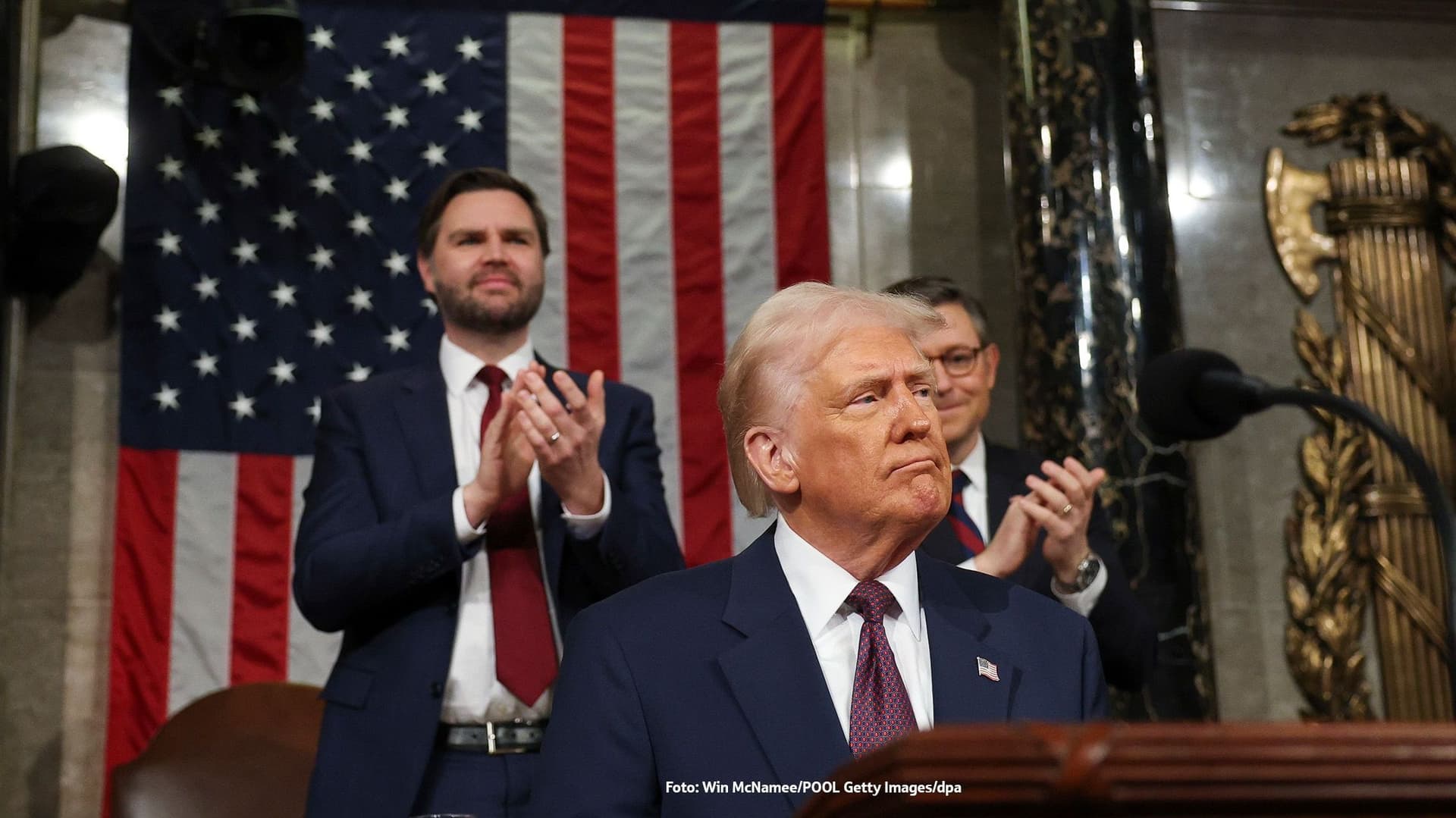 Donald Trump spricht vor dem US-Kongress