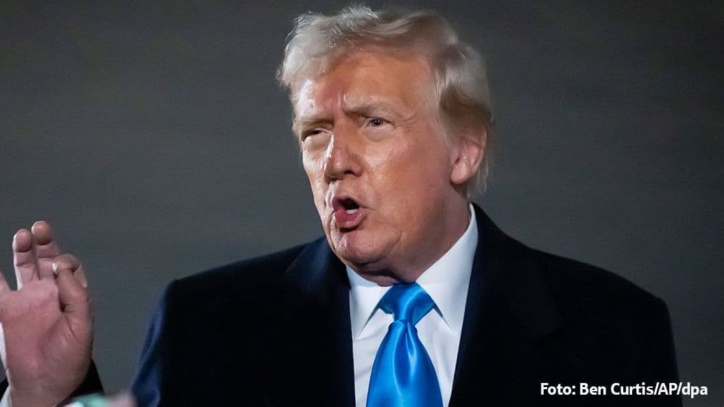 US Präsident Trump bei einer Rede