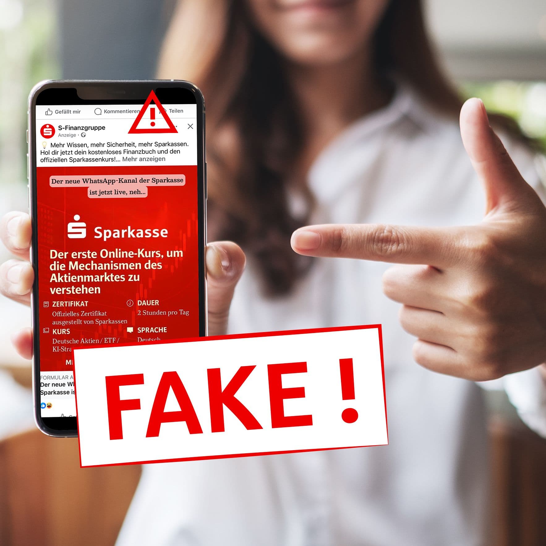 frau-zeigt-auf-handy-mit-fake-accounts-4000kb-original