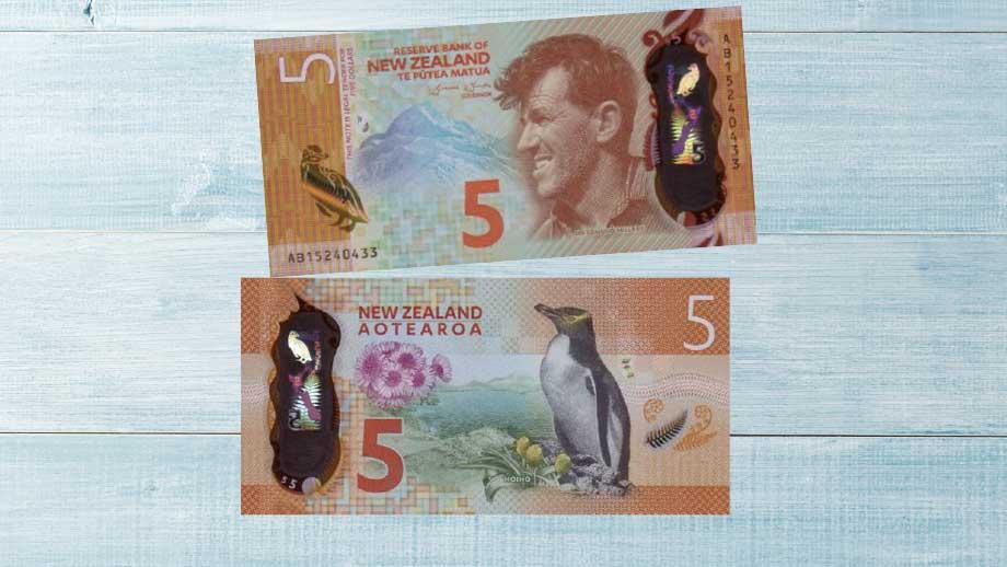 5-Dollar-Note aus Neuseeland