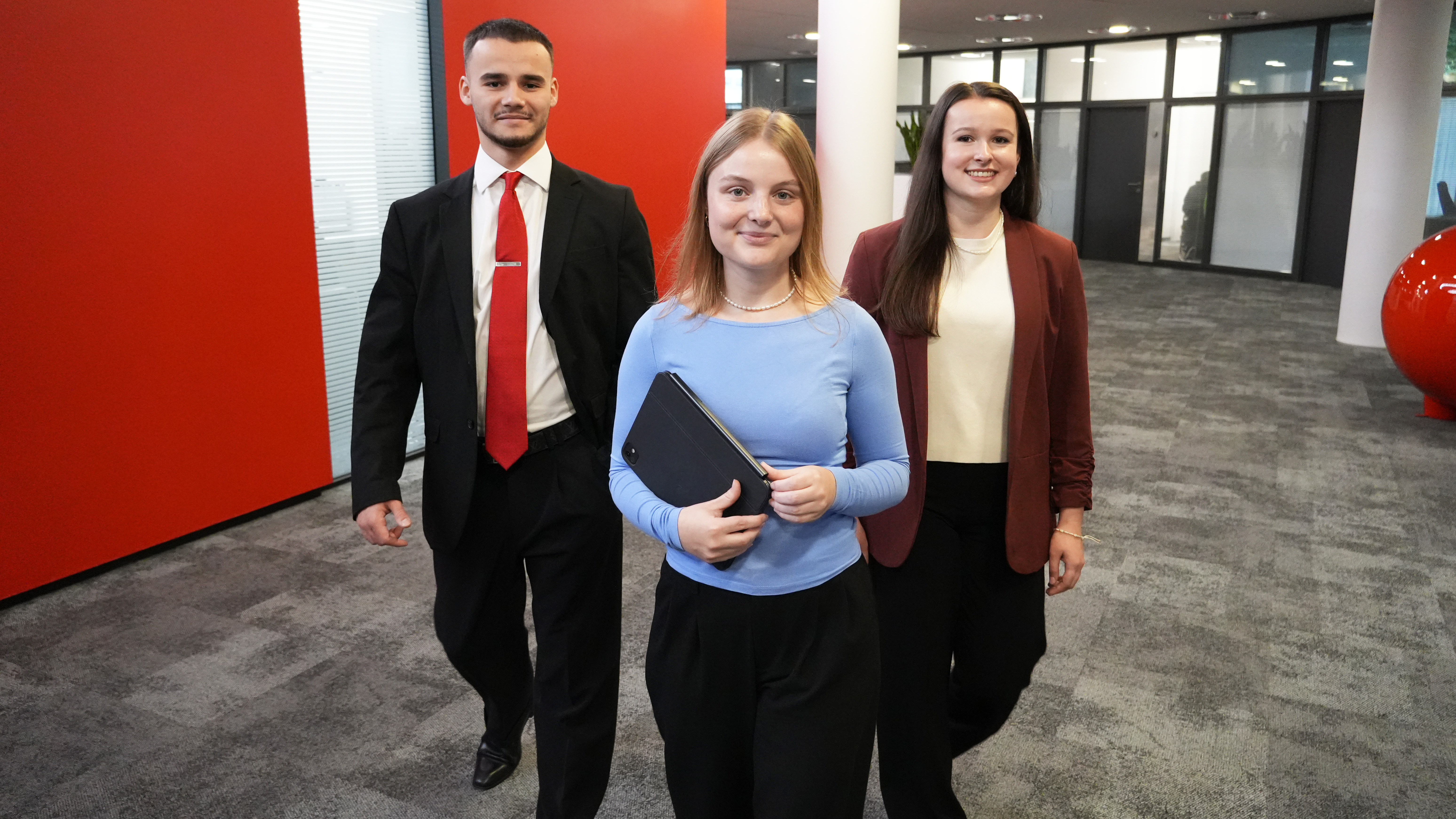 Studierende und Auszubildende der Sparkasse Wetzlar