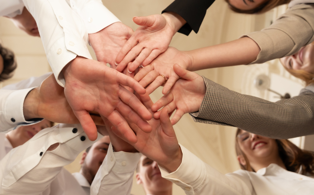 Zusammenhalt im Team