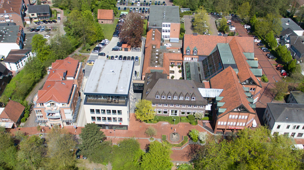 Luftaufnahme der Hauptstelle  in Syke