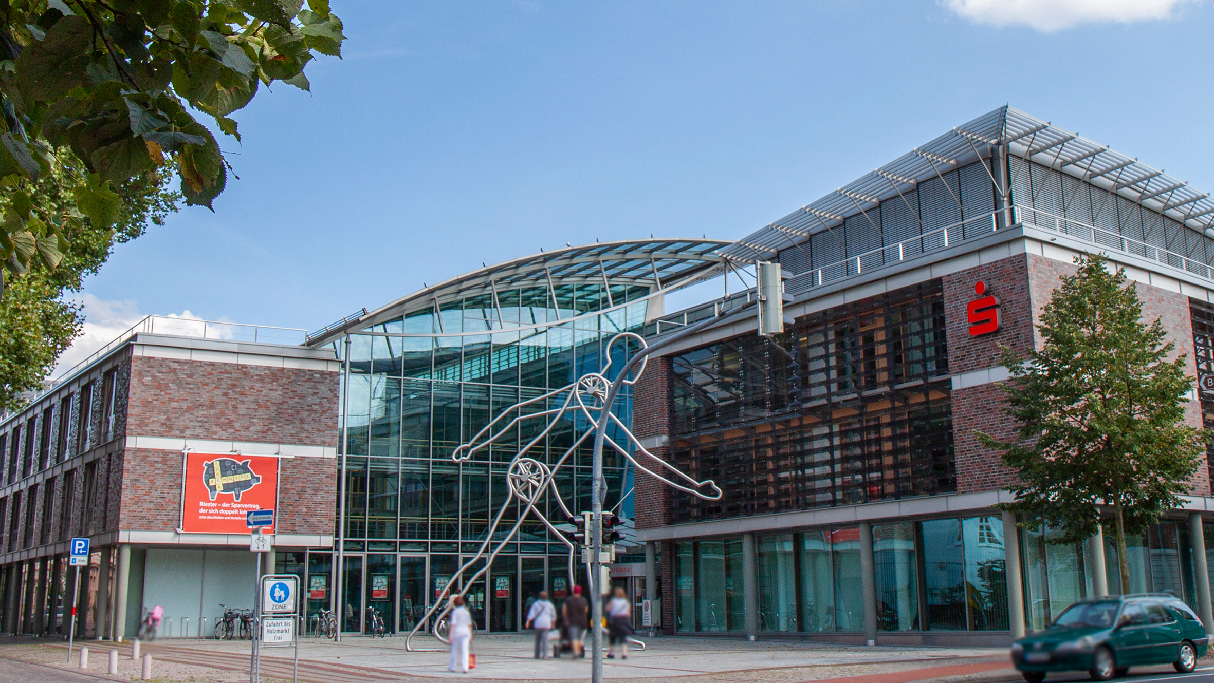  Hauptstelle mit walking man