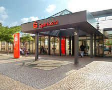 Sparkasse Geldautomat Bahnhofsvorplatz