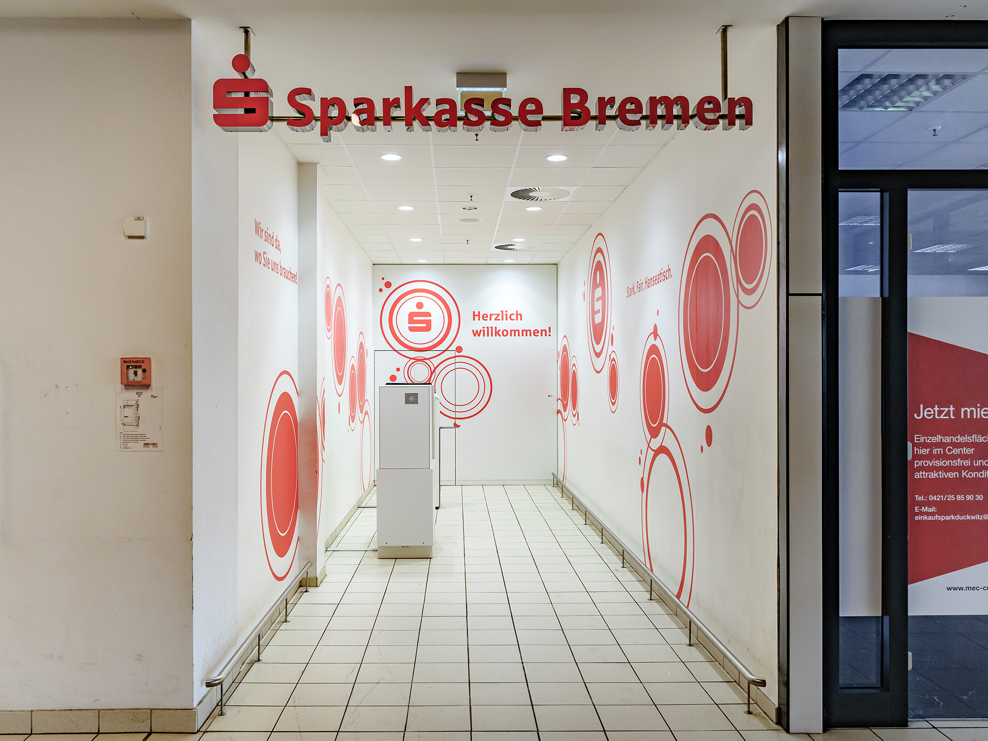 Sparkasse Geldautomat Einkaufspark Duckwitz