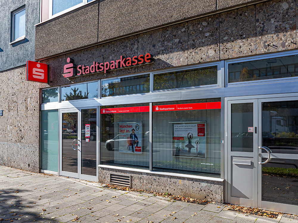 Sparkasse Geldautomat Tegernseer Landstraße