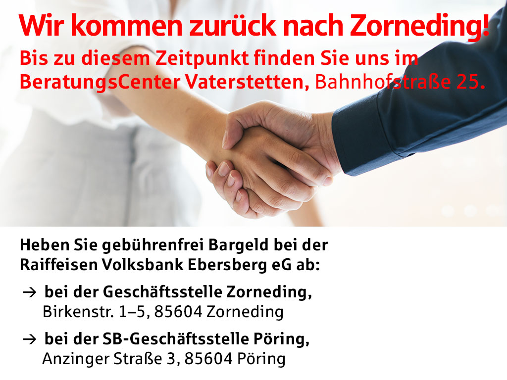 Foto der Filiale Geschäftsstelle Zorneding