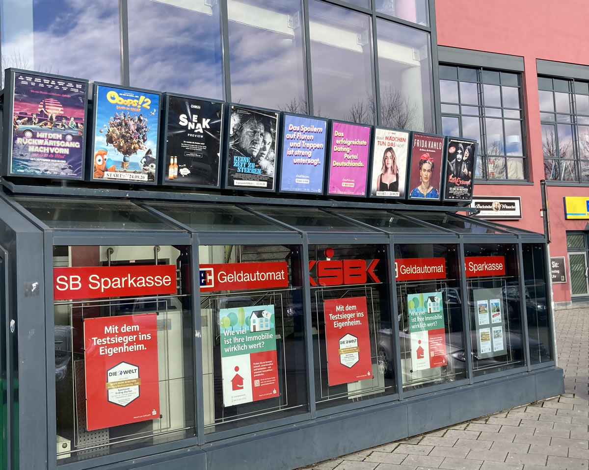 Sparkasse ServicePoint Erding Kino Cineplex