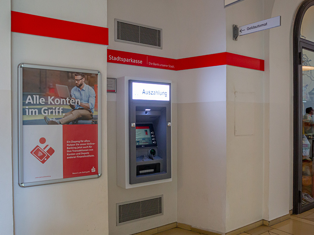 Foto des Geldautomaten Geldautomat Krankenhaus Schwabing