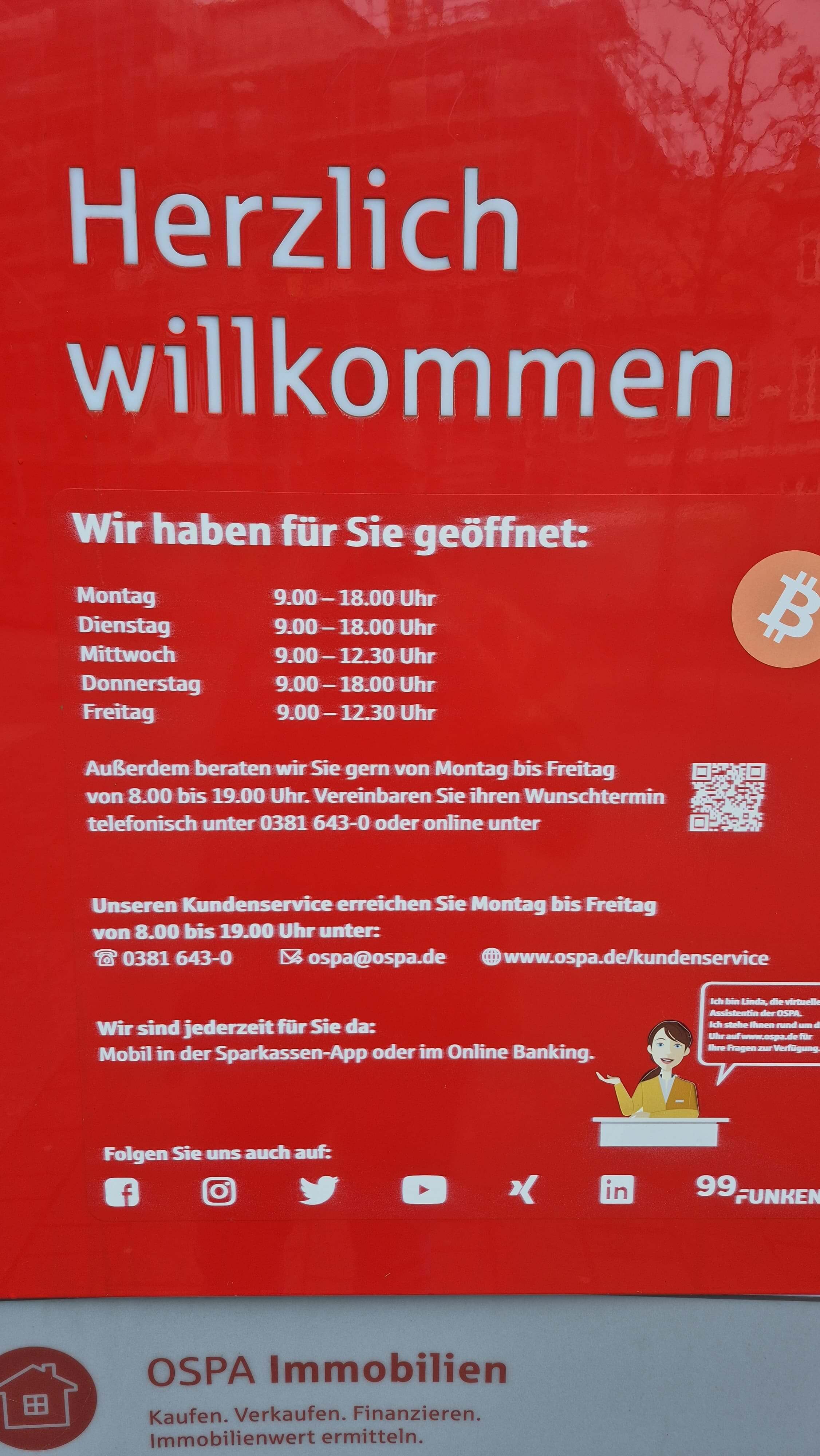Foto der Filiale Filiale OSPA-Zentrum / Filialleiterin Swantje Fritz