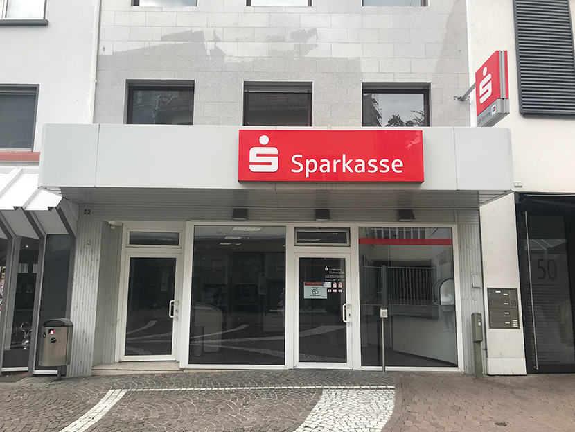 Sparkasse SB-Geschäftsstelle Fußgängerzone