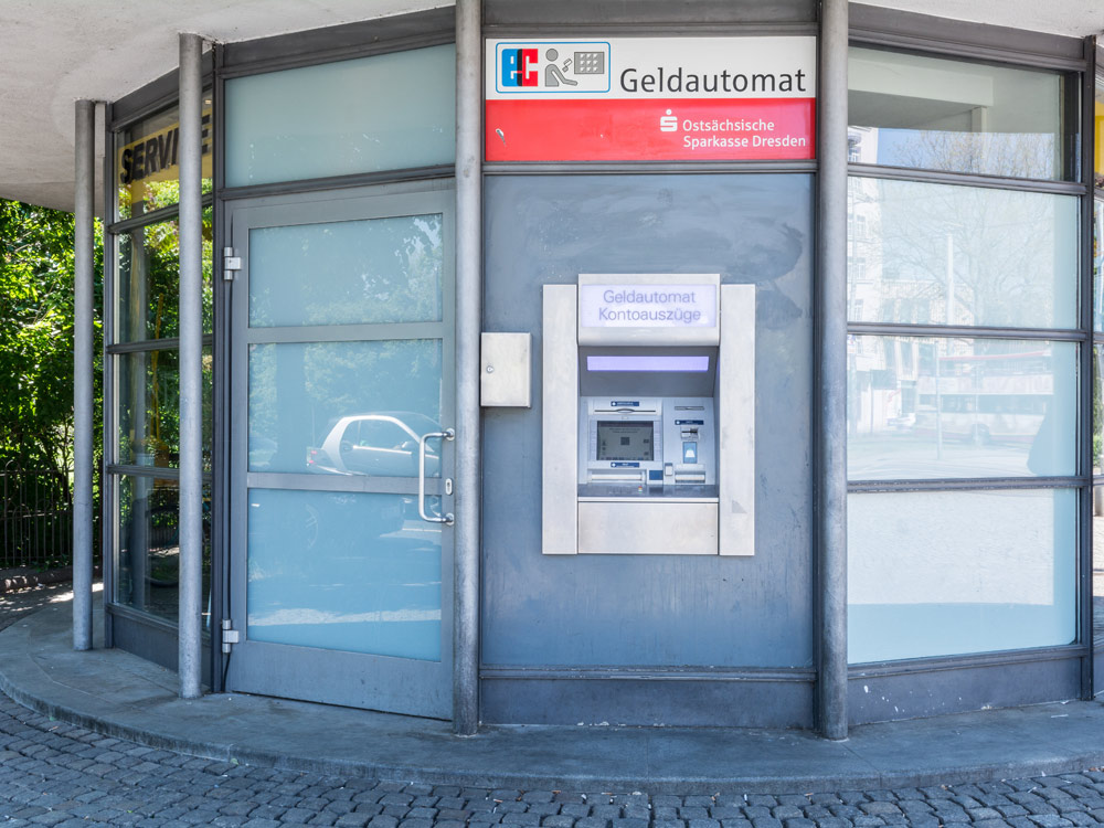 Sparkasse Geldautomat Dresden Albertplatz