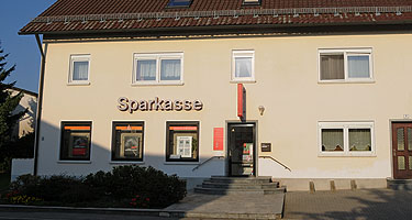 Sparkasse SB-Stelle mit temporärer Beratung Oberschneiding