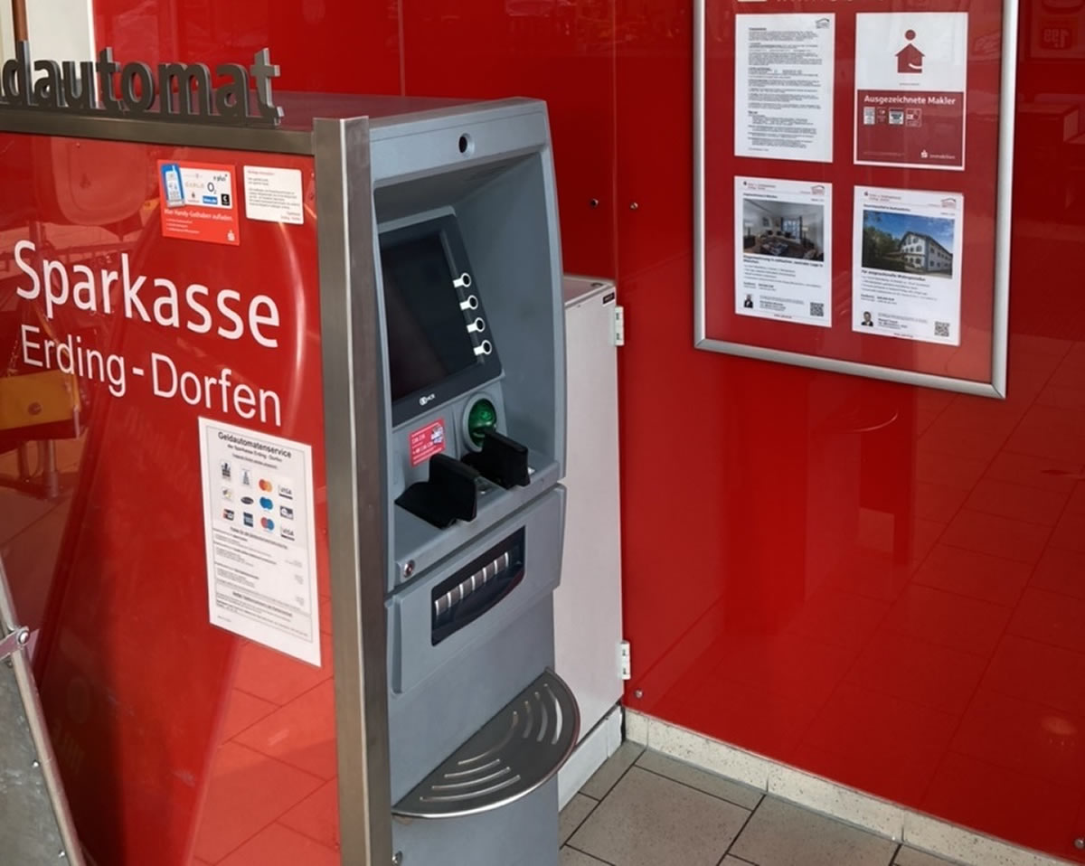 Foto des Geldautomaten ServicePoint Erding E+C Einkaufszentrum