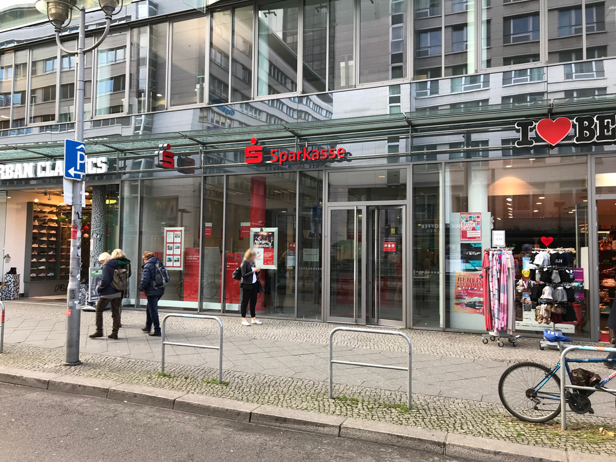 Sparkasse Geldautomat Friedrichstraße