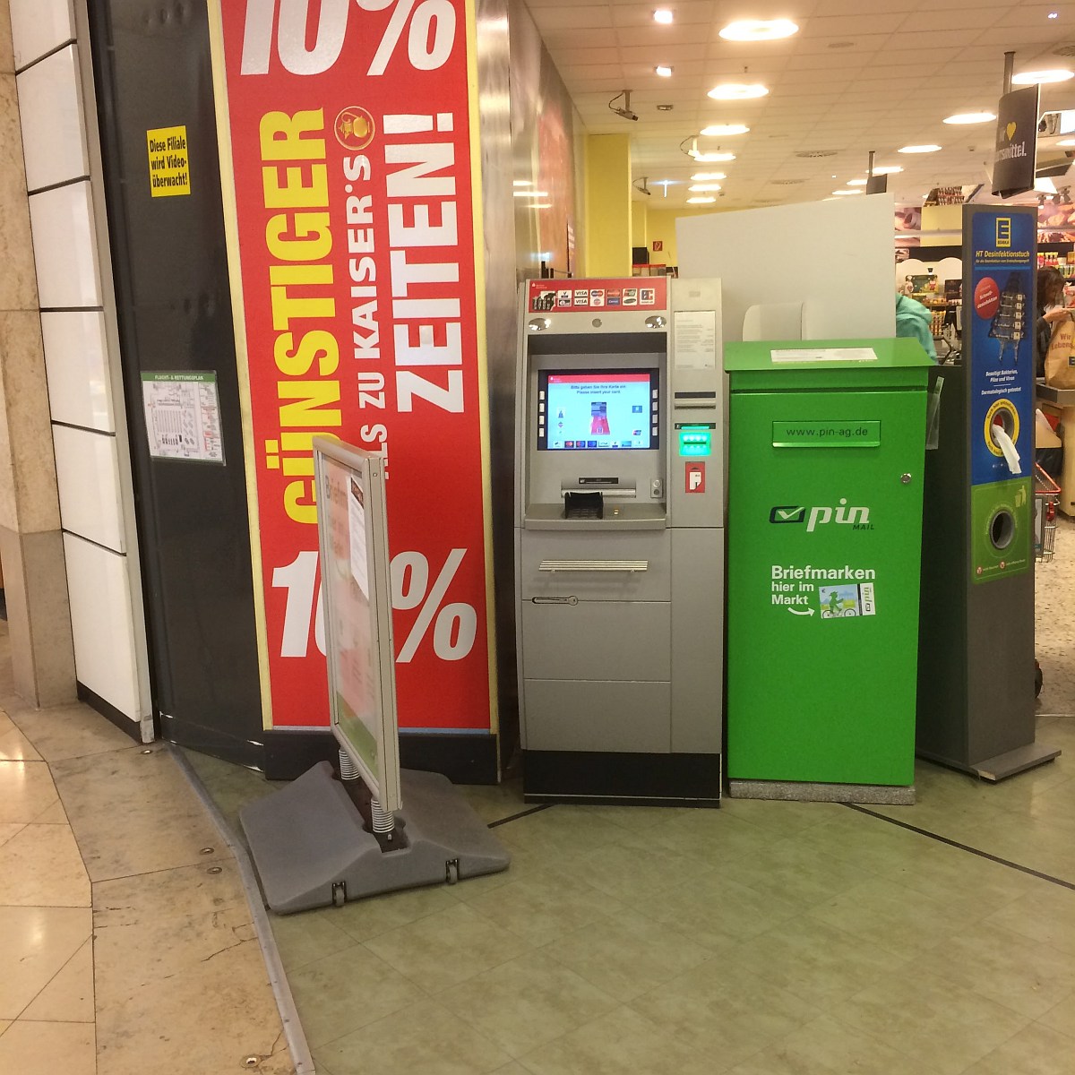 Foto des Geldautomaten Geldautomat EDEKA Markt Schönhauser Allee Arcaden