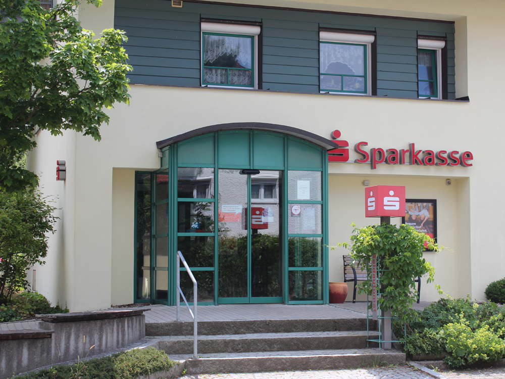 Sparkasse Geldautomat Leeder