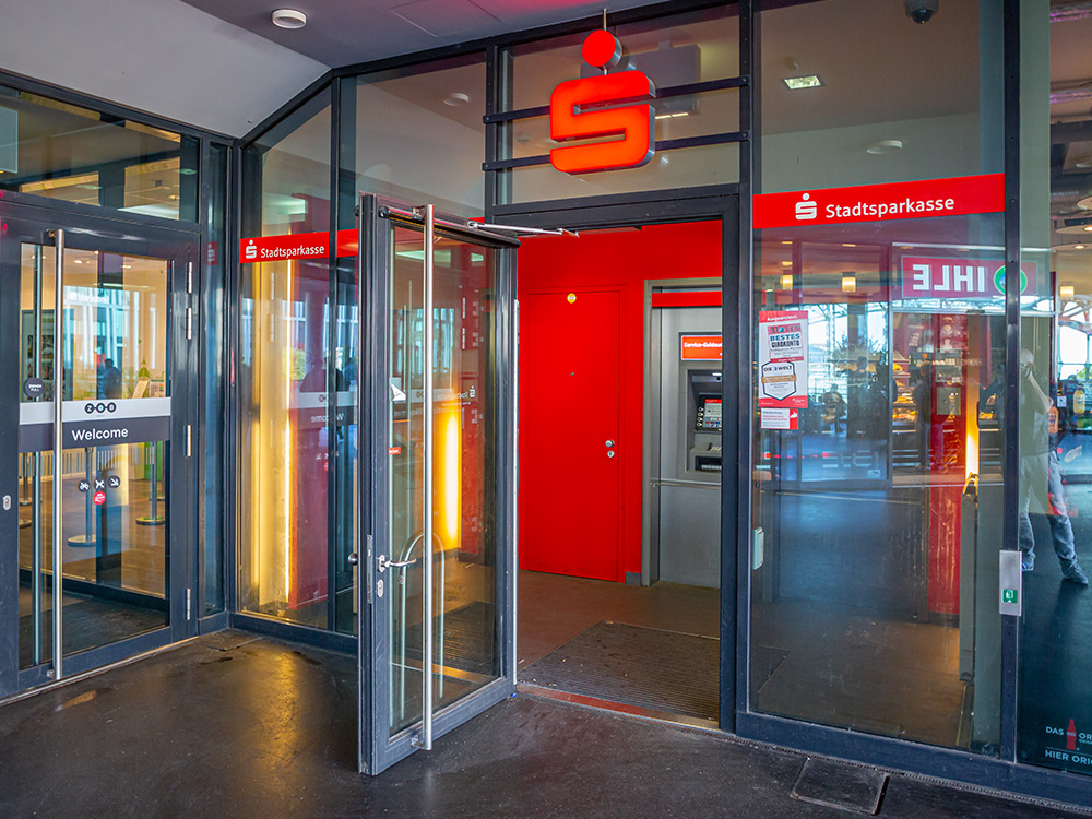 Sparkasse Geldautomat Zentraler Omnibus Bahnhof Arnulfstraße