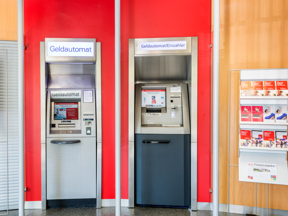 Foto des Geldautomaten Geldautomat Glashütte