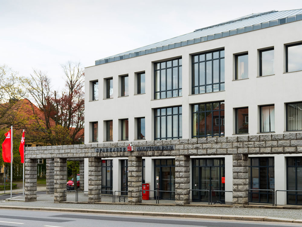 Sparkasse FirmenkundenCenter Kamenz Arkadenhof