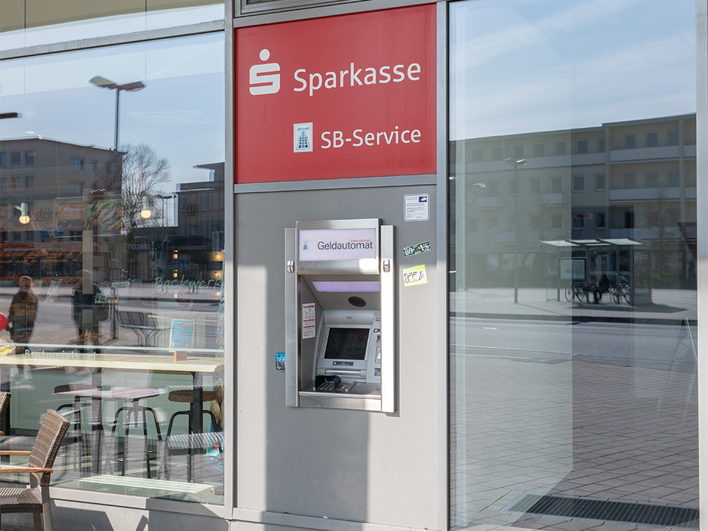 Sparkasse Geldautomat WOB Jobcenter