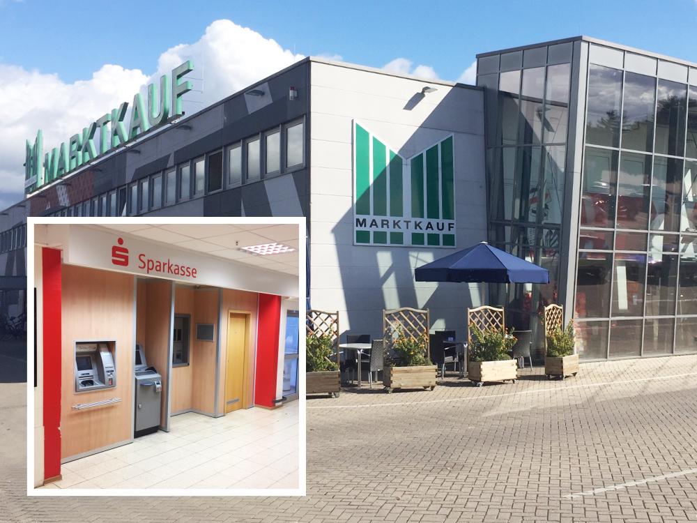 Sparkasse Geldautomat Marktkauf Grenzstraße
