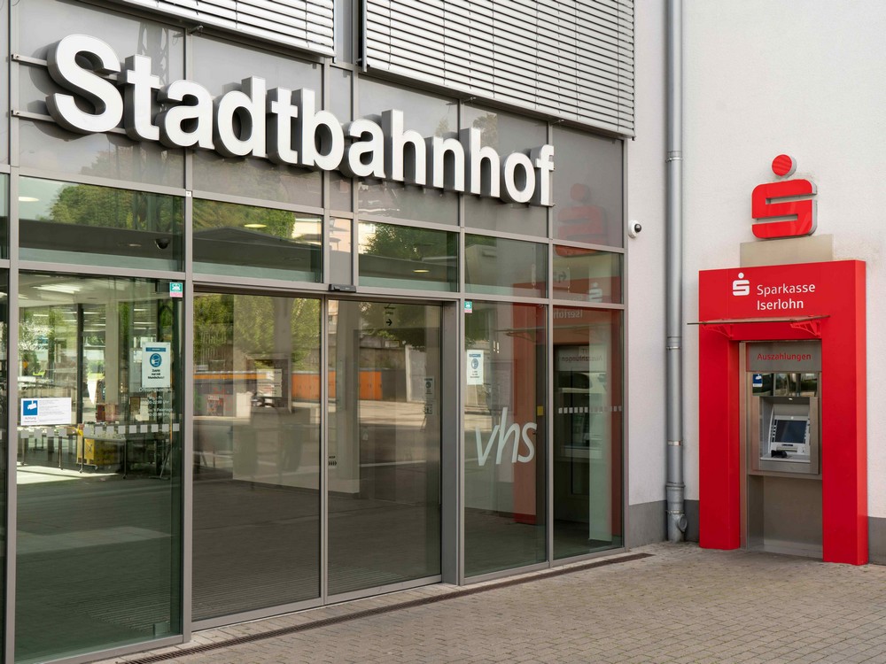 Sparkasse Geldautomat Stadtbahnhof