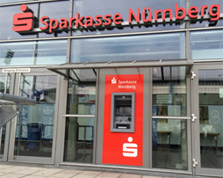 Sparkasse Geldautomat Arena Nürnberger Versicherung