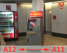 Sparkasse Geldautomat Flughafen Berlin Tegel