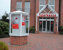 Sparkasse Geldautomat Flachsmeer