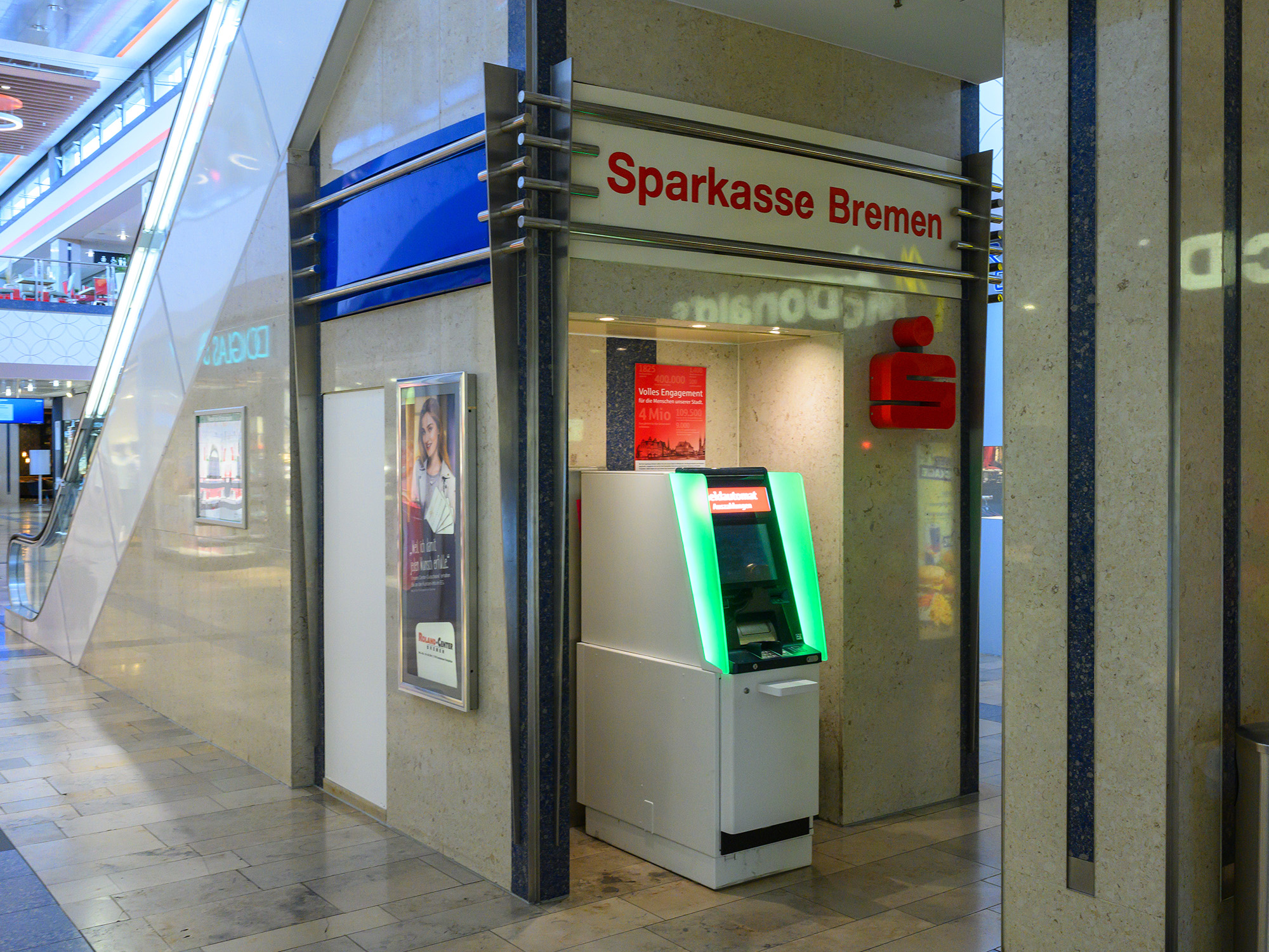 Sparkasse Geldautomat Roland Center