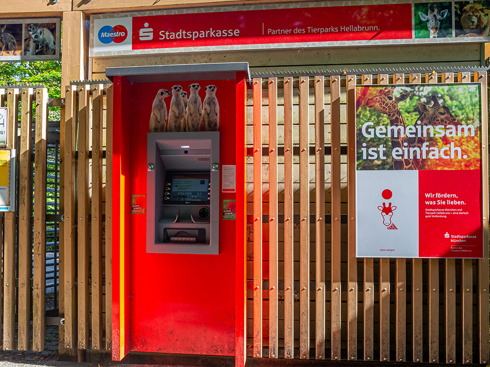 Foto des Geldautomaten Geldautomat Tierpark