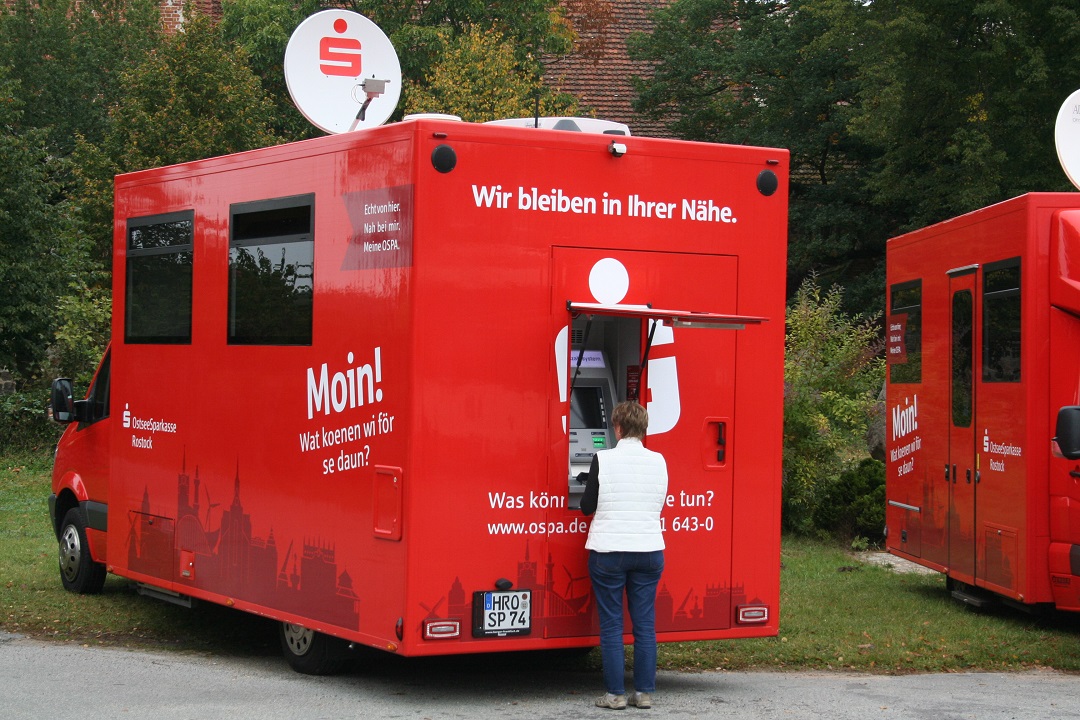 fahrbare Filiale OSPA Mobil OstseeSparkasse Rostock