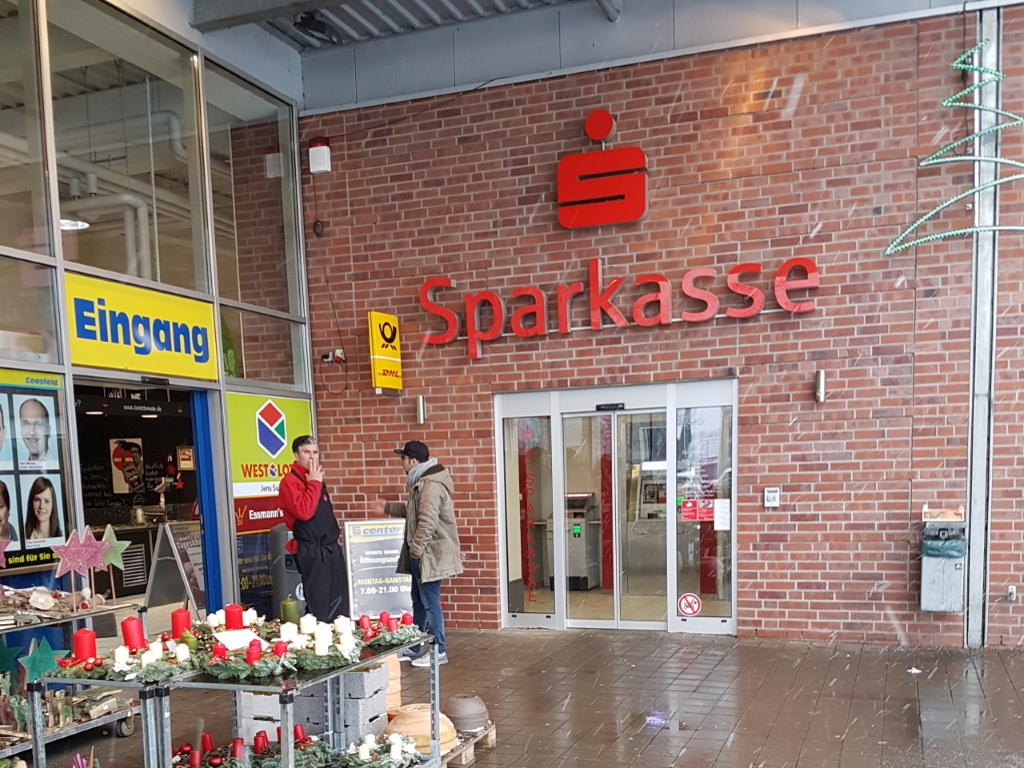 Sparkasse Geldautomat Coesfeld, Edeka-Markt