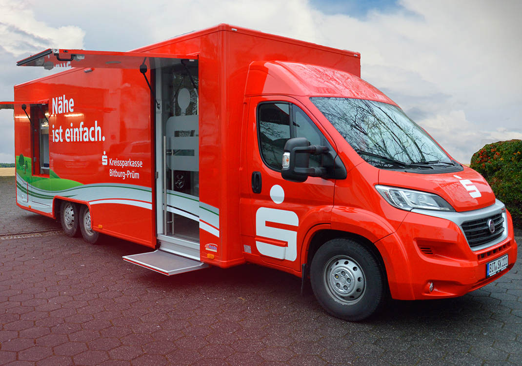 Mobile Filiale der Kreissparkasse Bitburg-Prüm