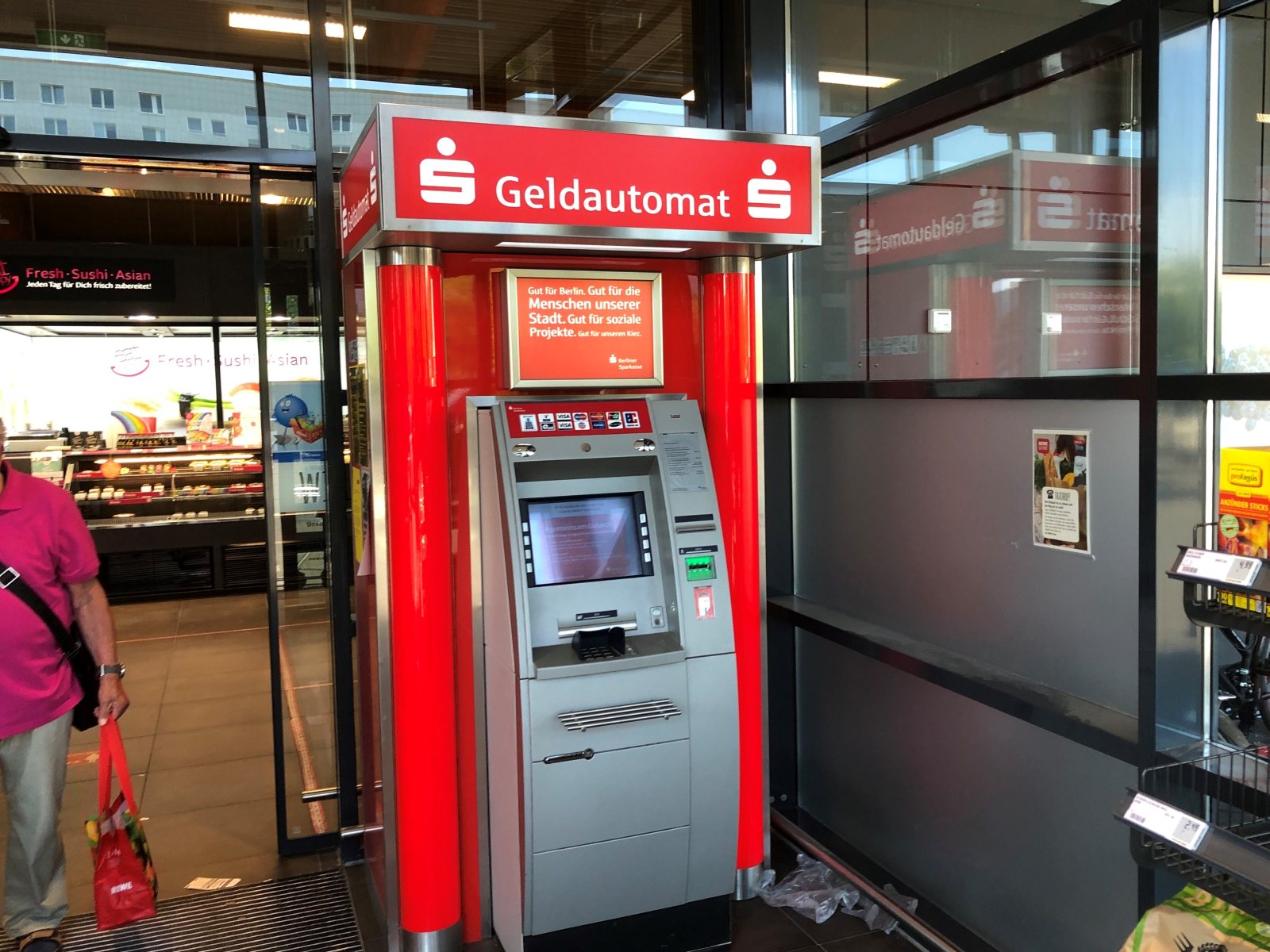 Sparkasse Geldautomat REWE Bernhard-Bästlein-Straße
