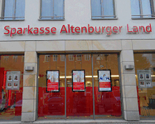 Sparkasse Geldautomat Altenburg Markt