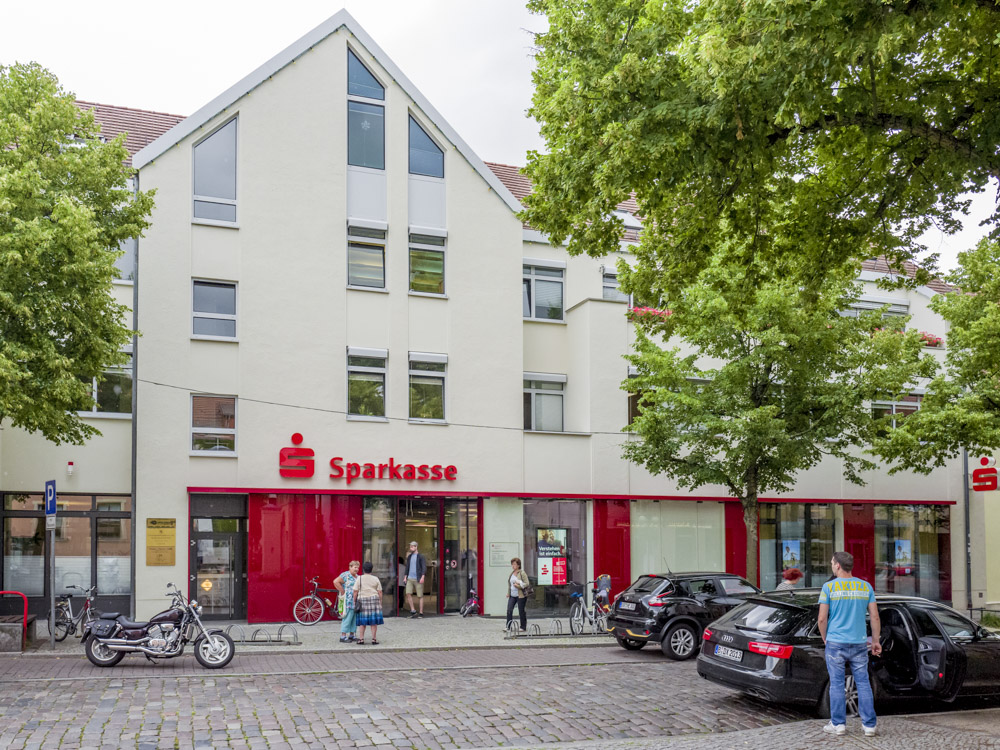 Sparkasse Geldautomat Bernau am Markt - SB Bereich