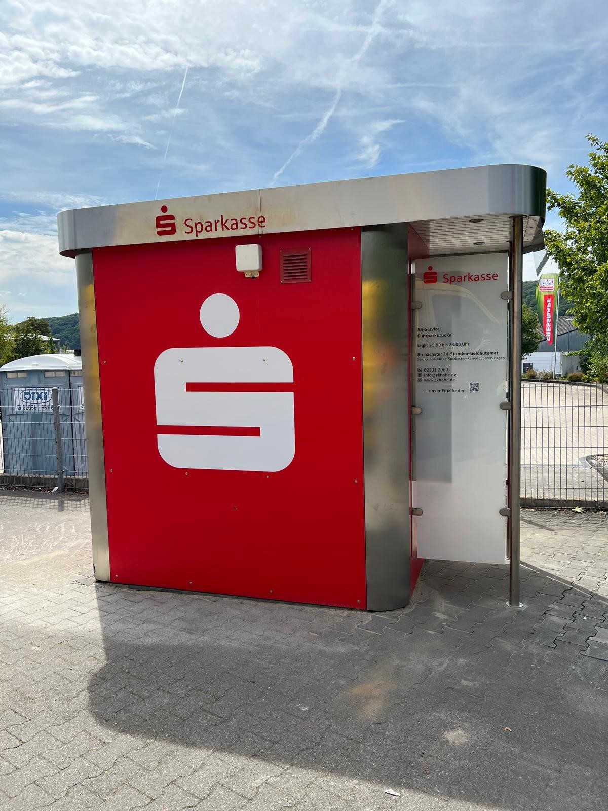 Sparkasse Geldautomat Fuhrparkbrücke