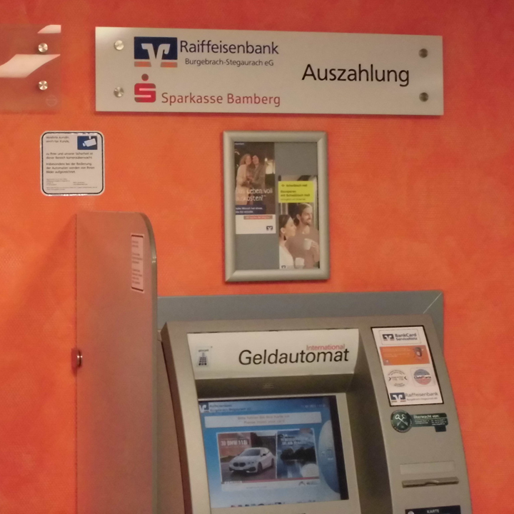 Sparkasse VR-Bank Automat Burgwindheim (SB-Kooperation)