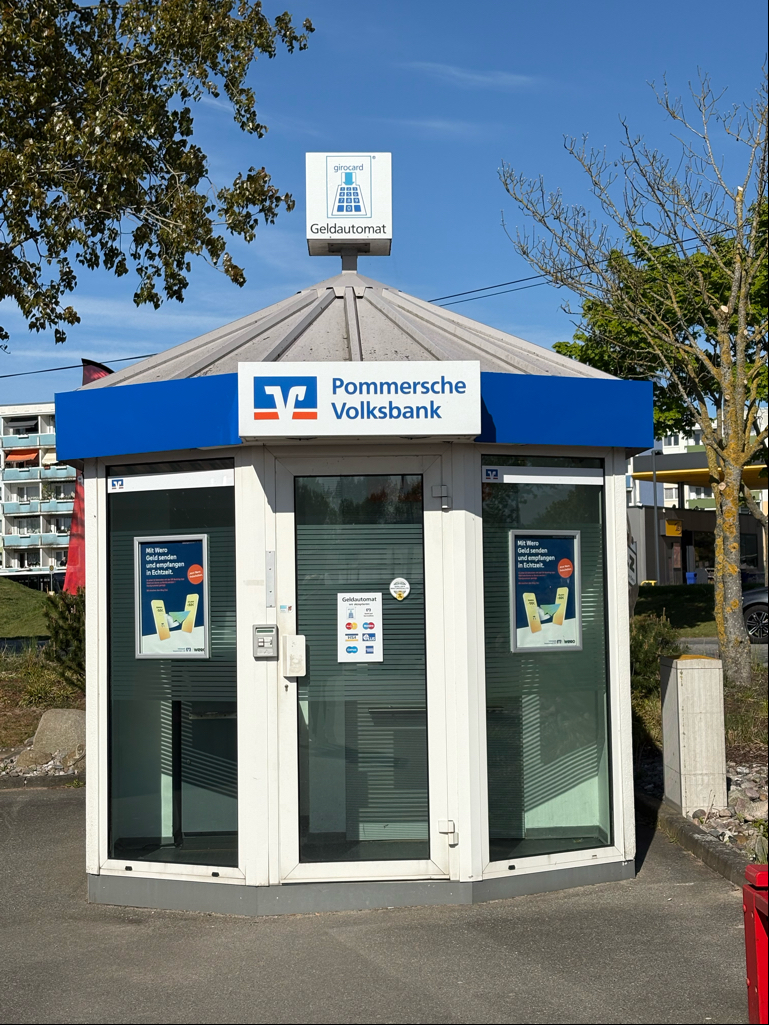 Foto des Geldautomaten Geldautomat Sagard Volksbank