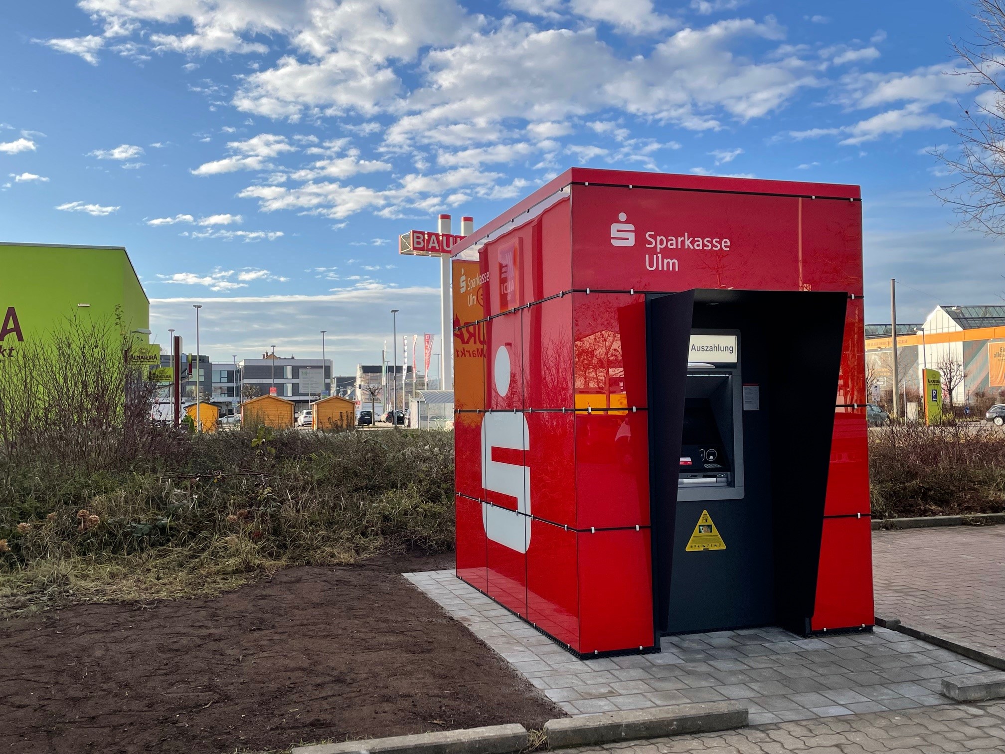 Foto des Geldautomaten Geldautomat Ulm Aldi-Parkplatz