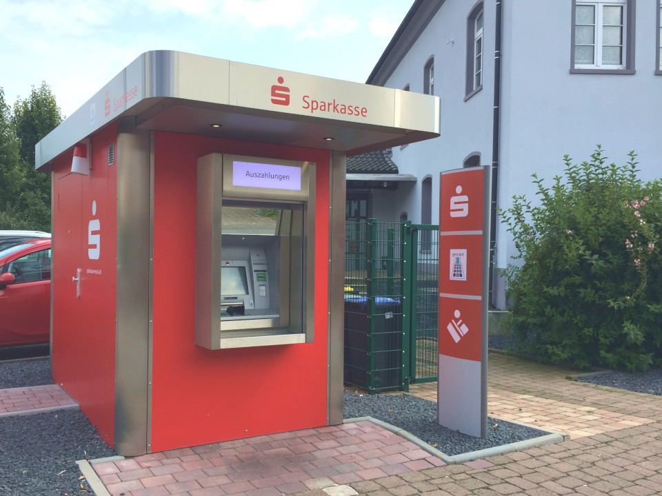 Sparkasse Geldautomat Bedburdyck