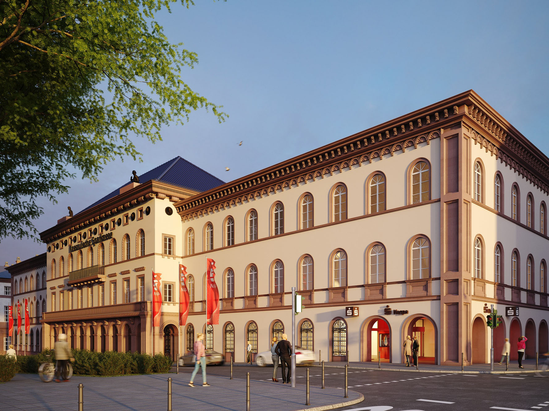 Sparkasse Hauptsitz Wiesbaden, Rheinstr.