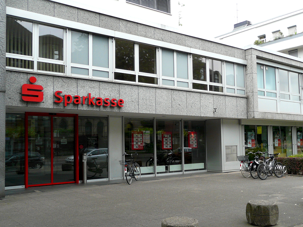 Sparkasse Geldautomat Sprödental