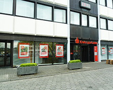 Sparkasse Geldautomat Bitburg, Eingang Bedaplatz