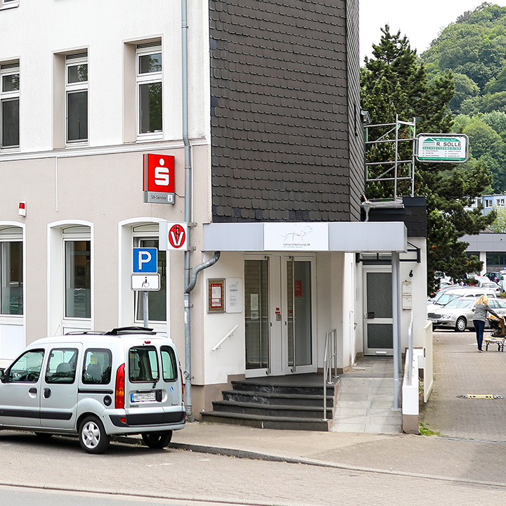 Sparkasse Geldautomat Kettwig vor der Brücke